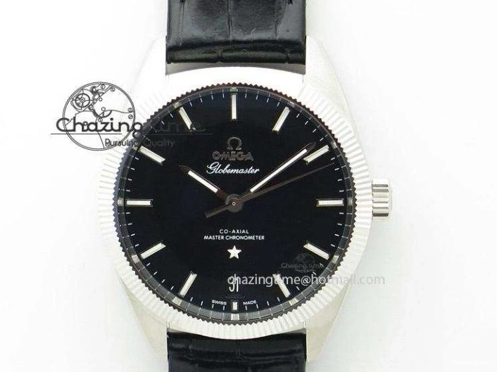 0402 De Ville Chronograph SS OMF 1:1 Best Edition Black Dial On SS Bracelet A Attractive 8150